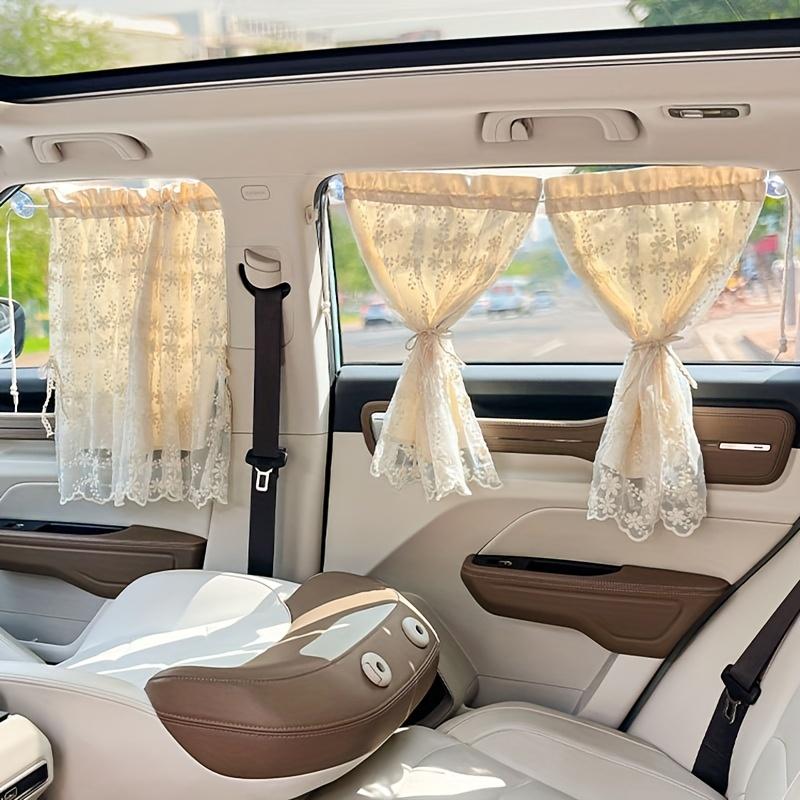 Car Curtain Universal Car Sunscreen Sunshade Princess Style Creative Blackout Car Privacy Curtain Car Accessories For Women