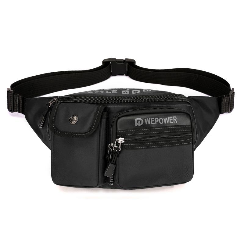 Men's Outdoor Sports Handbag Waterproof Multi-functional Chest Bag Travel Shoulder Bag Portable Waist Pack Crossbody