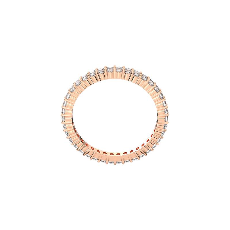 Swarovski Vittore Fashionable and Exquisite Personality Ring Women's Rose Gold Rose Gold 50