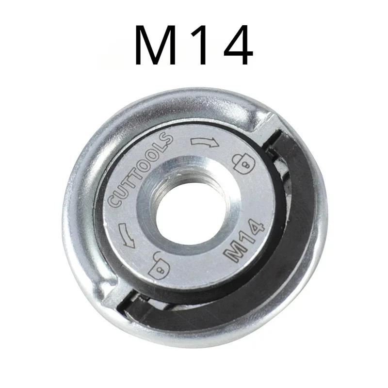 Quick Release Flange Nut M14 M10 Thread Angle Grinder Release Locking Nut Pressing Plate For Angle Grinder Clamping Flange