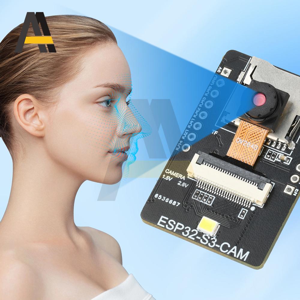 ESP32 S3 CAM OV2640 Модуль камеры ESP32-S3 WiFi Bluetooth Плата разработки Модуль распознавания изображений Type-C