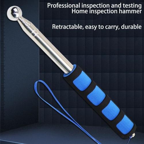 Yavoluy Telescopic Hammer, 100cm Long, for Tapping and Diagnostics, with Strap, for Detecting Subfloor, Concrete, and Tile.