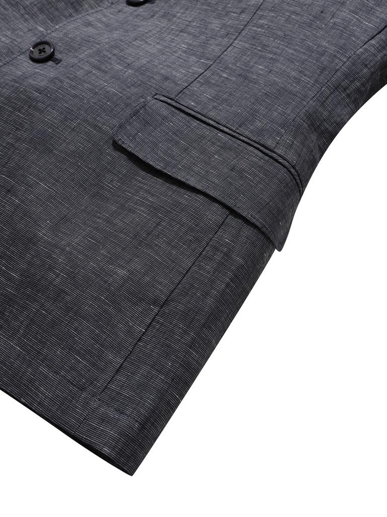 Olzen Men'S Linen Jacket_Zog2Kg1302Nv