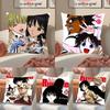 School R-Rumble Anime Pillow Case Fashion Square Pillowcase Bedroom Sofa Room Ins Decoration Leisure