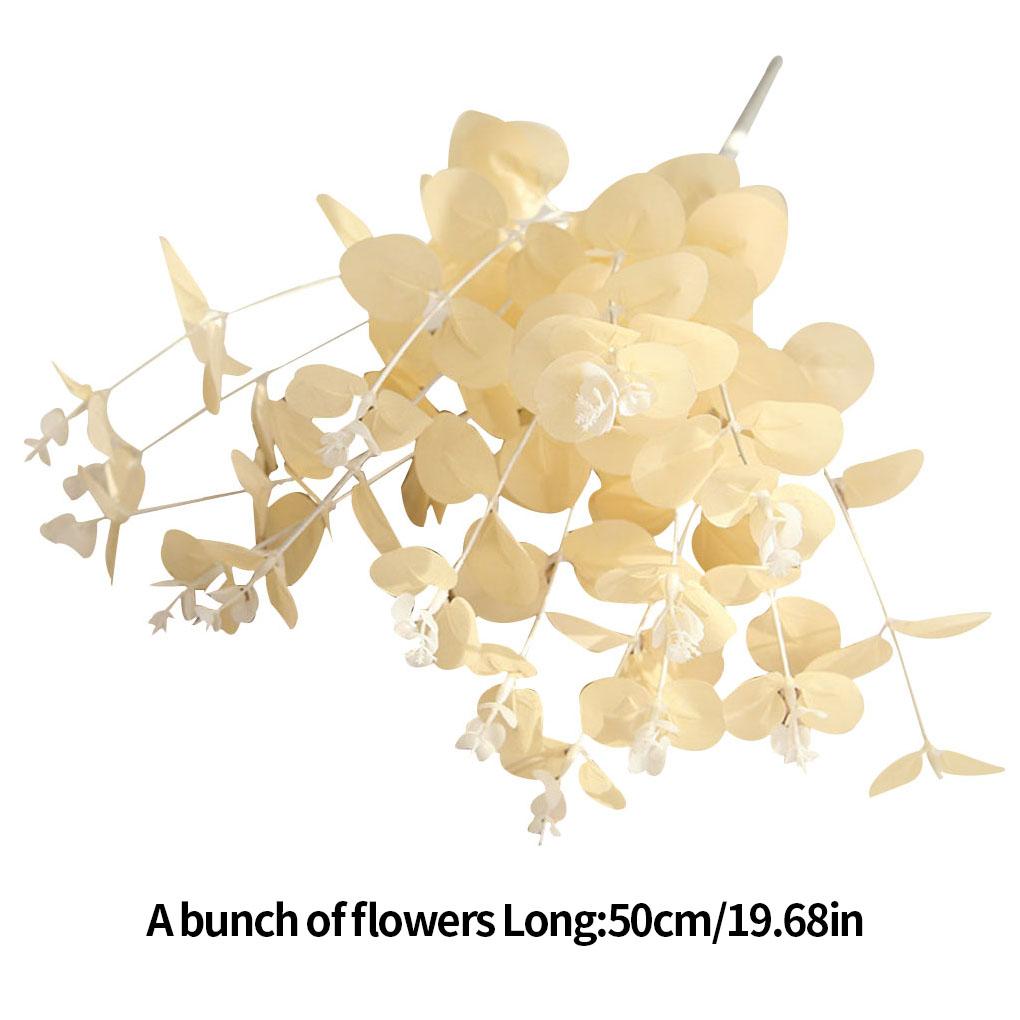 Artificial Flower 4 Branches Flower with Leaves Home Office Wedding
