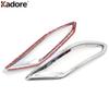 For Honda Vezel HRV HR-V 2014-2017 2018 Chrome Car Rear Bumper Fog Light Lamp Cover Trim Tail Foglight Bezel Trims Accessories