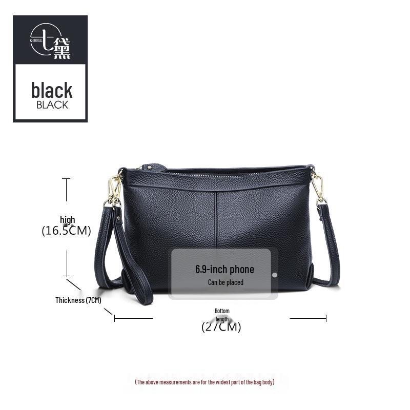 Echte Leder Damen Crossbody Handytasche - Stilvoll, Vielseitig, Große Kapazität, Kleines Quadratisches Design, 2026 Kollektion