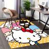 1pc Sanrio Melody Mermaid Printed Office Carpet Rectangle Rug Under The Table,Perfect Room Decor for Living Room, Bedroom, Kitchen, Non-slip Floor Mat