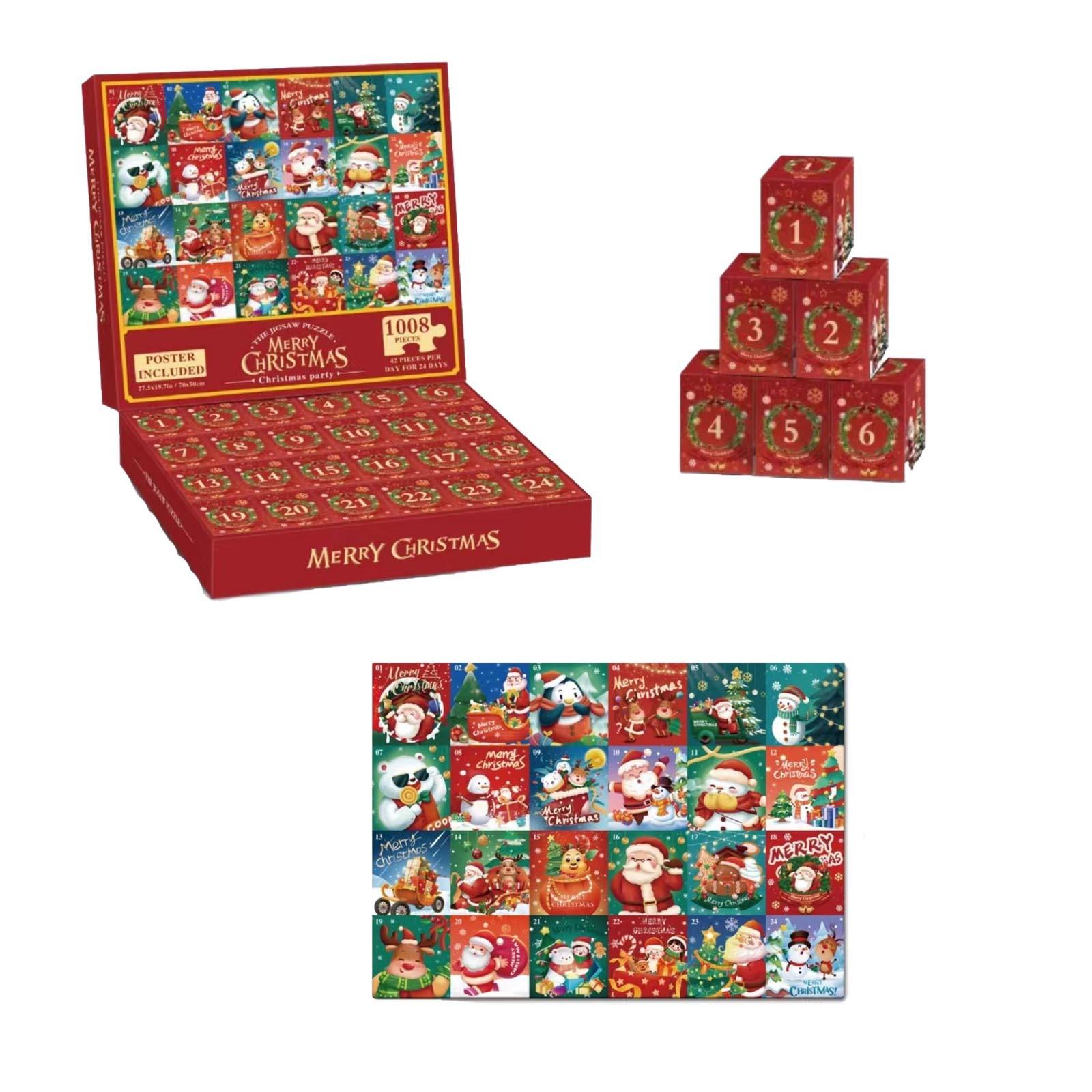 

Рождественский Адвент Календарь Головоломка Рождественский Отсчет Головоломка Игрушка, Детский Рождественский Подарок Подарок На День Рождения One Size белый