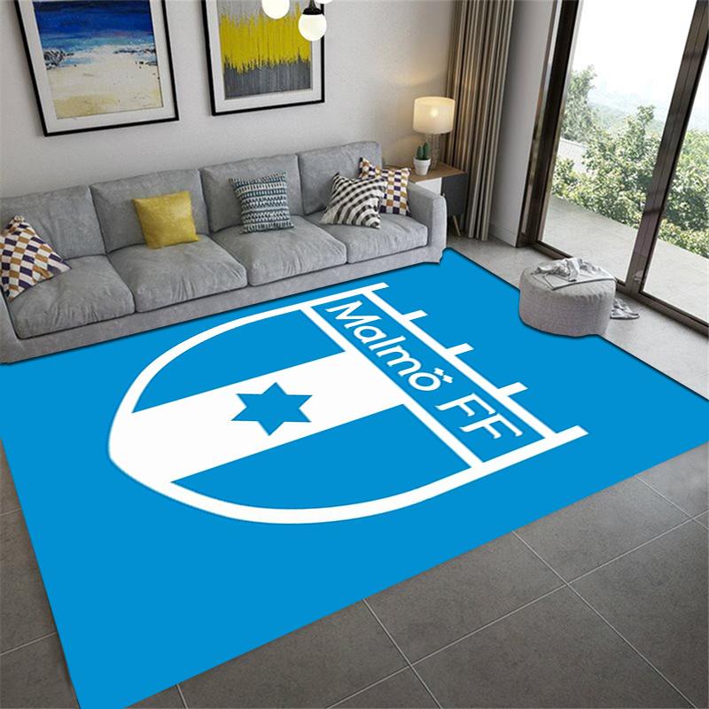 2025 Neuer malmö ff Teppich für Wohnzimmer Schlafzimmer Zuhause Sofadekoration, Kinder spielen Rutschfeste Bodenmatte