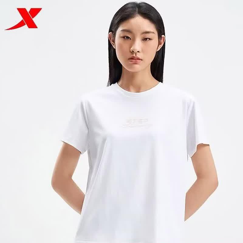 XTEP Women s Short Sleeve Knit Top XL