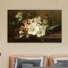 Natură statică vintage Margaretha Roosenboom cu imprimeuri de flori Florale melancolice Trandafir roz Postere cu natură statică florală Artă pe pânză cu natură statică florală vintage