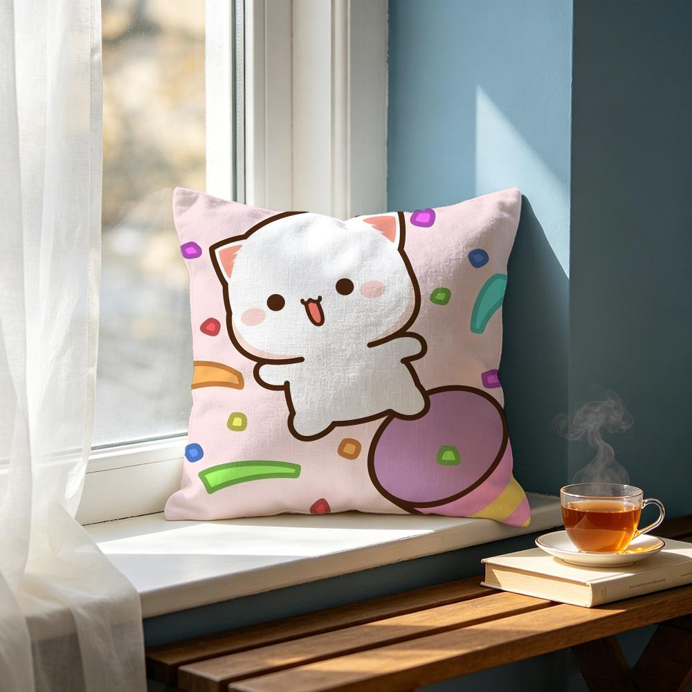 Cute MMochi Cated Cushion Cover Cushion Cover Set Pcs X X X Pillowcase Decorative Sofa Home Decor