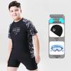 2025 Plus Size Teen Kids Extra Wide Swimwear - Quick Dry & Sun Protection