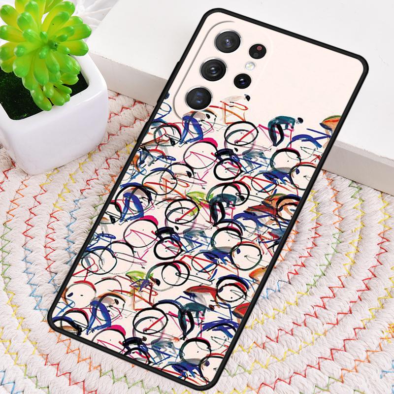 Bike Bicycle Cycling Phone Case for Samsung Galaxy Note 10 Pro S26 Ultra S23 S24 FE S25 S21 S22 PLUS Shockproof Cove