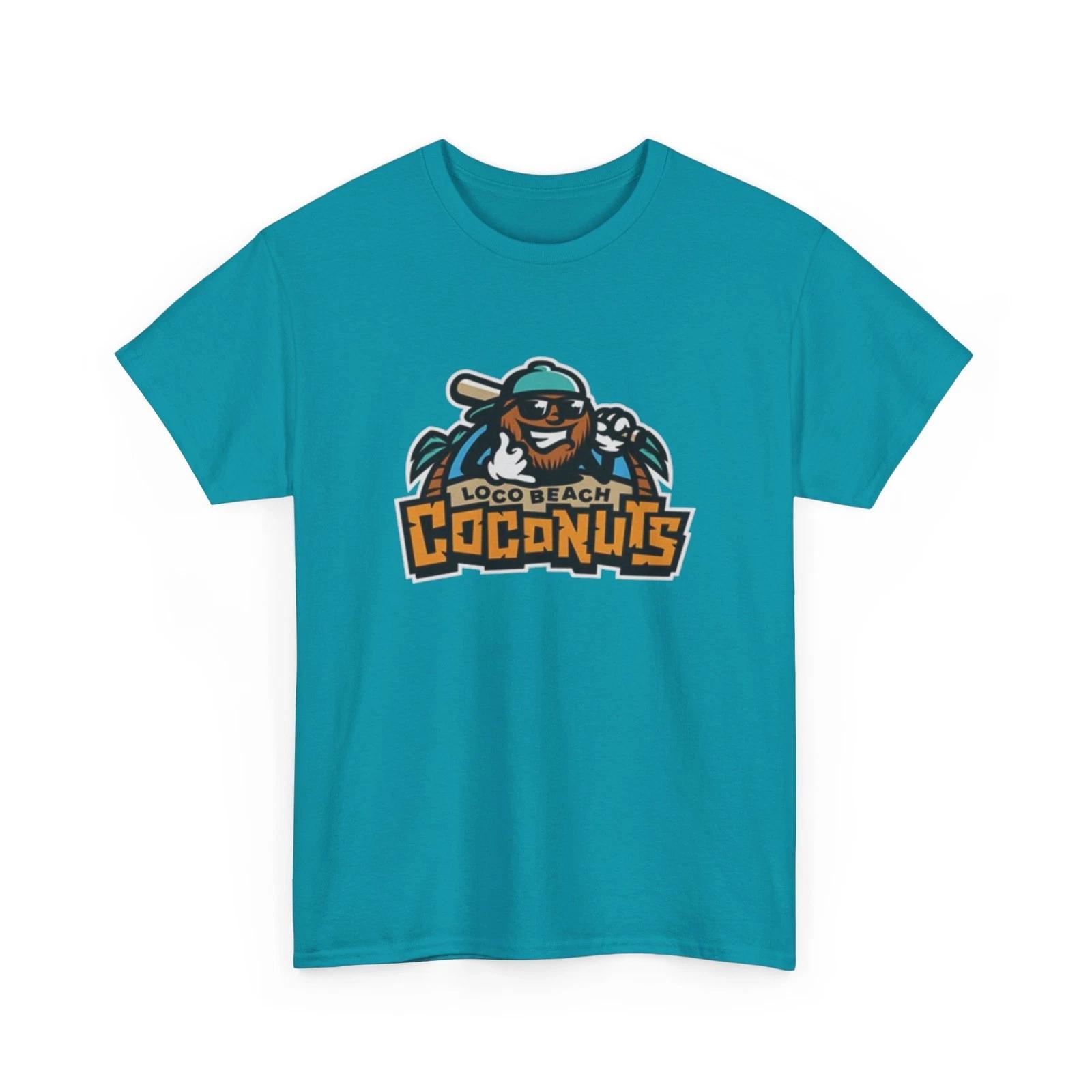 Loco Beach Coconuts Printed T shirt Savannah Bananas Baseball Sports Collectible 3XL