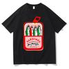 Maglietta Pesciolini Sott'olio Divertente Grafica Lattina Pesce Estetica Harajuku Streetwear Top Casual Unisex Manica Corta