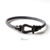 Original European and American Style Mechanical Horseshoe Buckle Hand-Woven Bracelet, Simple and Unique Couple Bracelet, Student Gift