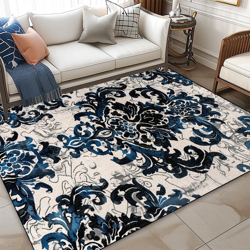 America Style Retro Carpet Living Room Persian Decoration Bedroom Bedside Soft Rugs 160x230 Bathroom Non-slip Entrance Door Mat