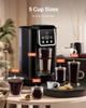 Cafetera Individual 2.0, para Cápsulas K-Cup y Café Molido, Preparación de 6-14 oz, Depósito de 50 oz, Preparación Intensa, Acero Inoxidable, Negro