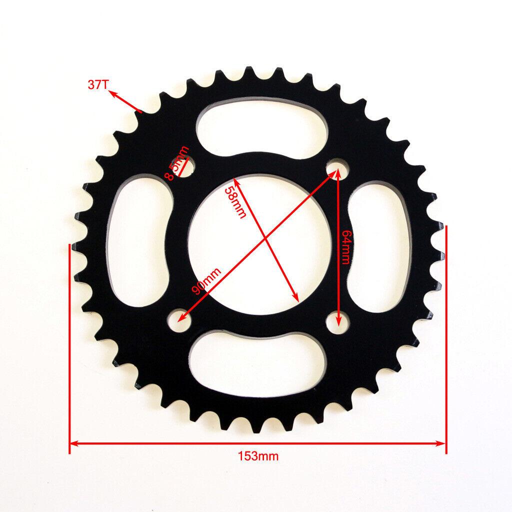 420/428 37T/41T/54T/65T Rear Back Chain Sprocket for Motocross ATV Quad 4Wheeler Quad Pit Dirt Bike Motorcycle Modified Parts
