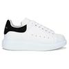 Alexander Mcqueen Oversized Sneaker 'White Black Suede' Women's 650788WHZ4K9061