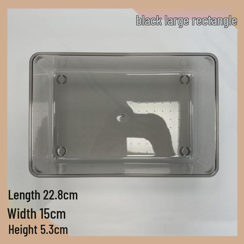 Acrylic Multi-layer Transparent Desktop Organizer with Drawers for Stationery and Makeup