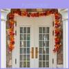 Autumn Artificial Maple Leaf Garland For Wedding Decor And Outdoor Events