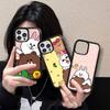 Cartoon Cute C-Cony B-Brown Phone Case For Iphone 11 12 13 14 15 Pro Max 17 16 Plus Hard PC+TPU Back Cover