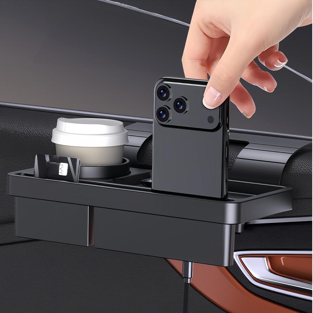 Window Cup Holder Non-Slip Storage Organizer Car Storage Box For Door Window Truck SUV Phone Bottle Beverage Drink Coin Change