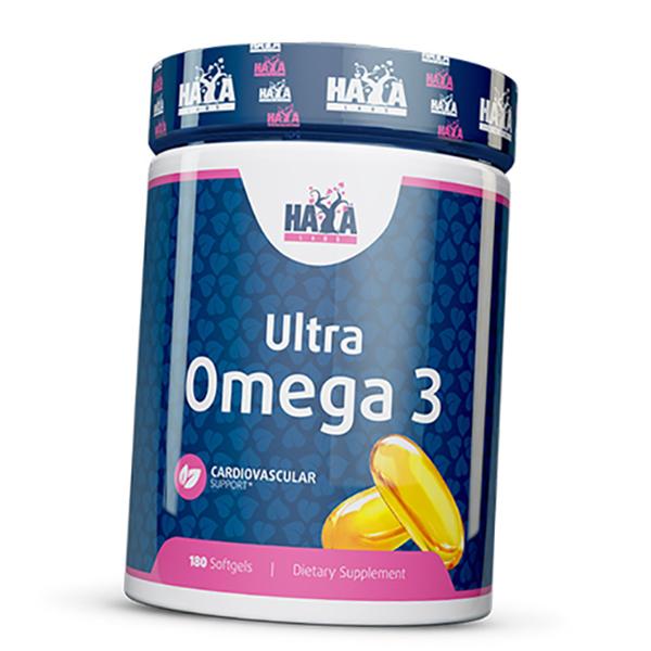 

Omega 3 with vitamin E, Ultra Omega-3, Haya 180 gelcaps (67405003) 180softgels