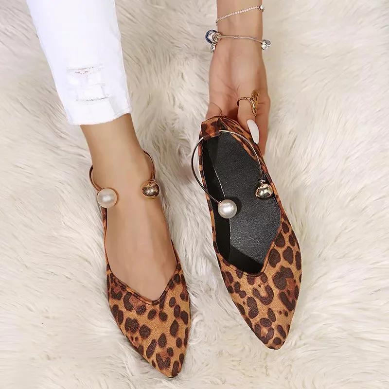 Women Flats New Shoes Classic Solid Color Round Toe Women Loafers Autumn Casual Solid Color Shallow Mouth Shoes for Women