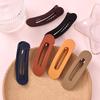 Morandi Large Hairpin: Korean Duckbill Claw Clip for Bangs and Updos