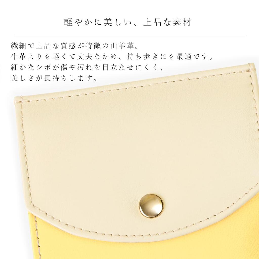 CLELIA Women's Bifold Wallet, Genuine Leather, Magic Wallet with Coin Purse, Bills Come Out, Compact, Slim, and Lightweight [CL-13125] (Slate Gray)