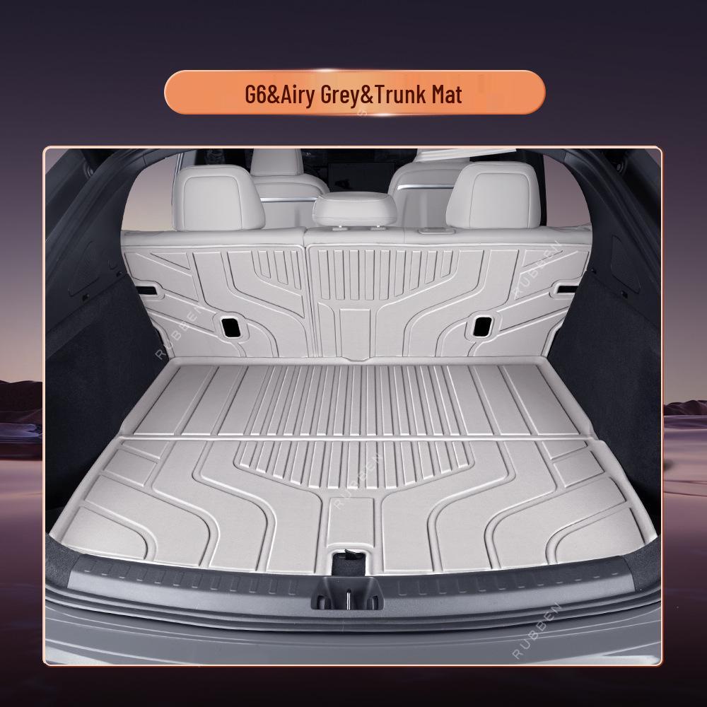 XPeng G6 Floor & Trunk Mats: TPE Interior Accessories for 25 Models