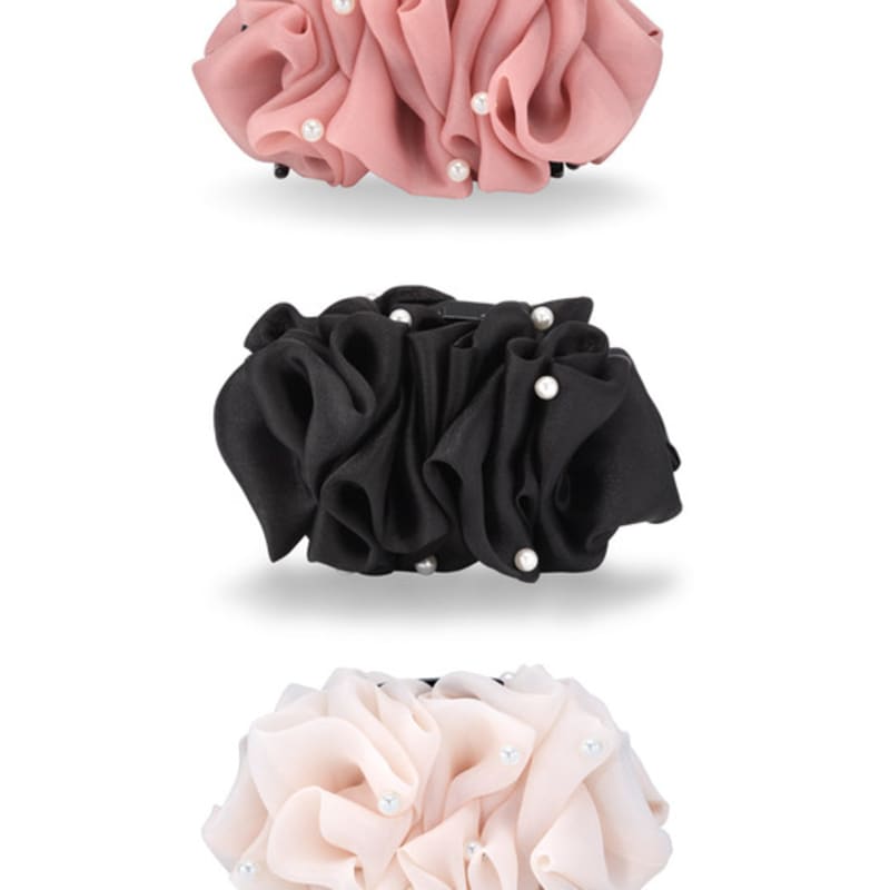 

ELLEHAIR Bling Pearl Hair Clip ELHC026 pink