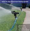 360° Rotating Lawn and Garden Sprinkler for Automatic Irrigation