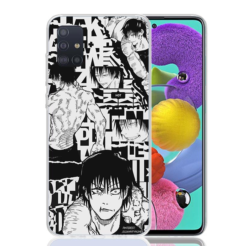 JujuKaisen Fushiguro Toji Phone Case For Samsung Galaxy A52 A32 A22 A12 A02S A50S A30S A51 A31 AA71 Note 20 Ultra 10 S10 Plus Ga