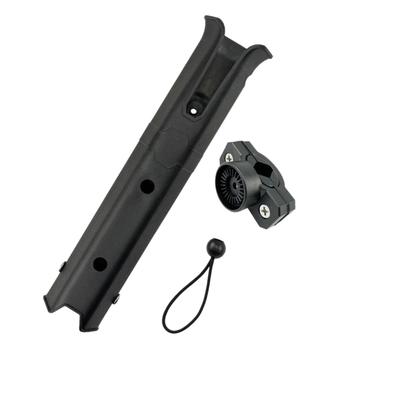 T Tooyful Fishing Rod Holder Bracket, Fishing Rod Tube Rotating Accessory Rod Holder, Fishing Rod Belt, Angle Adjustable Tube Rod Rack for Boats, Bicy