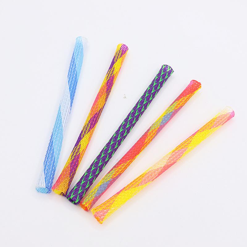 New pet products cat toys cat grinding claws biting toys telescopic elastic colorful spring tube