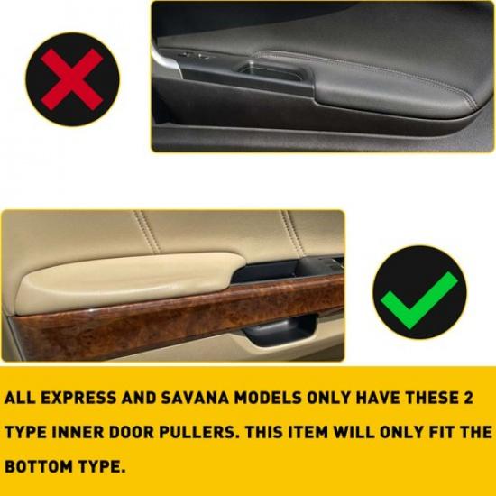 1 Pair Beige Door Panel Armrest Front LH & RH For Honda Accord 3.5L 2008-2012