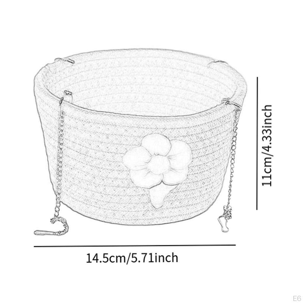 Cage Accessory for Small Animals, Rat Bed with Sturdy Chains, Hanging Nest Outdoor and Indoor