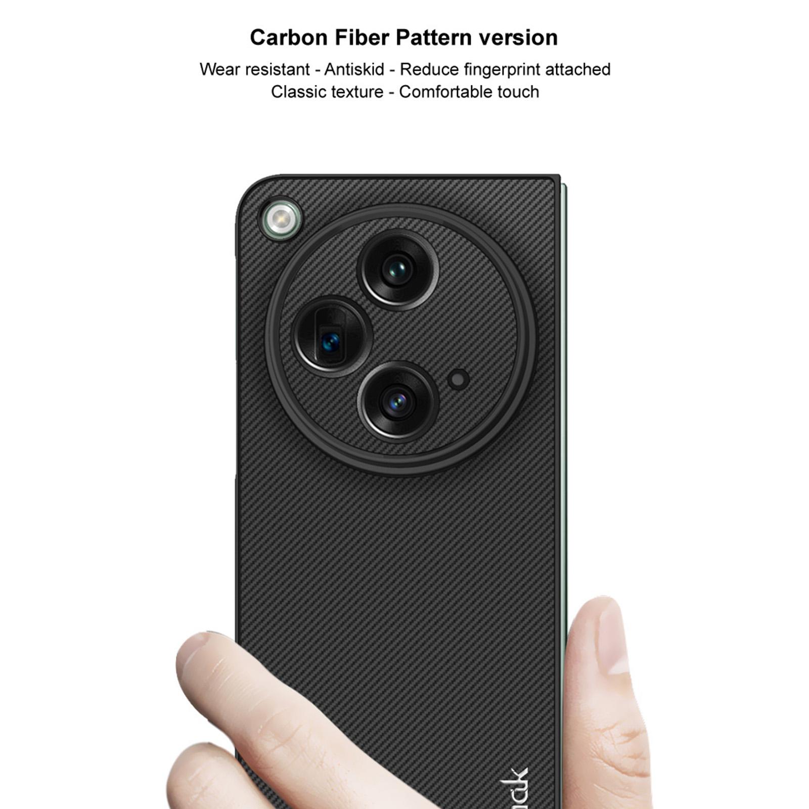 

IMAK UX-9A Series for Oppo Find N3 5G/Open 5G Carbon Fiber Phone Cover TPU+PC Case A