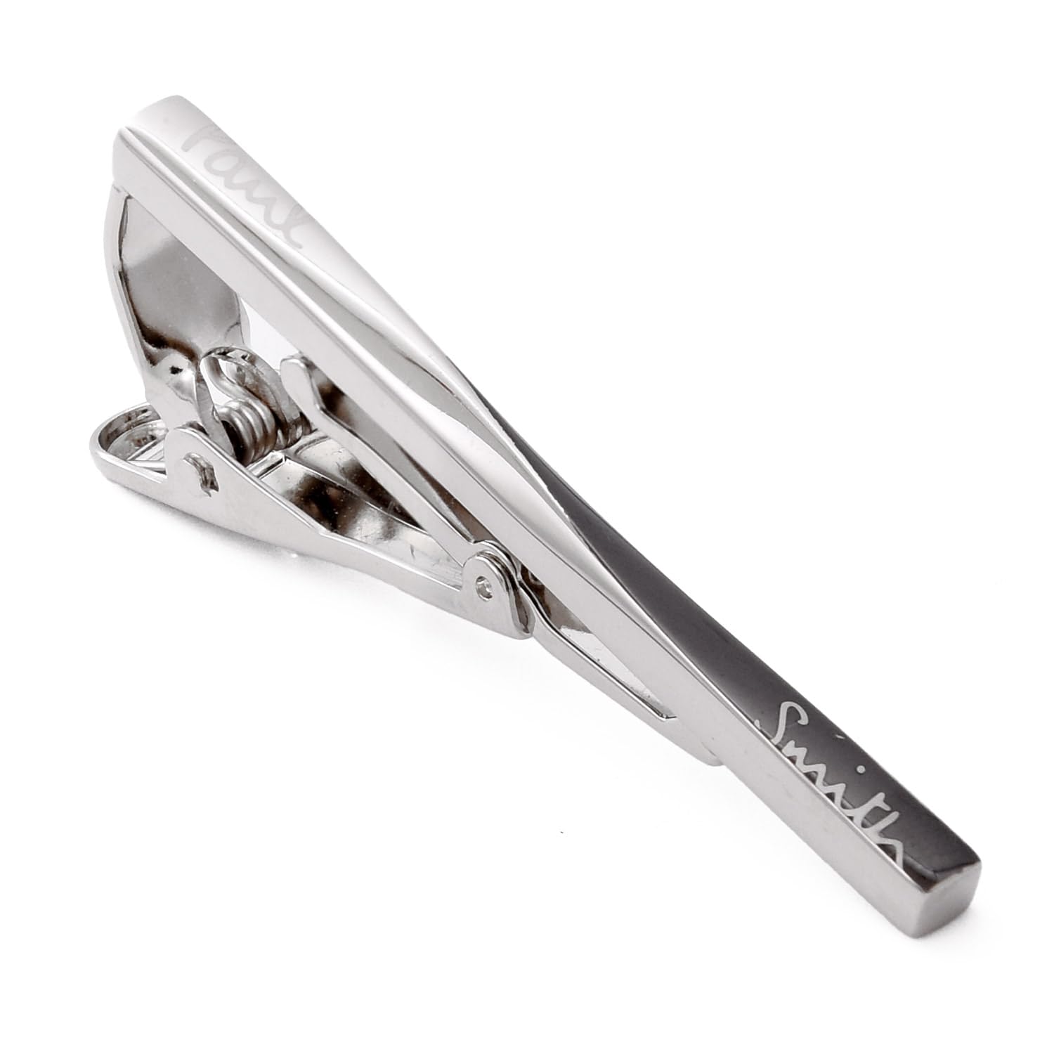 

Paul Smith TWIST Tie Pin Tie Bar Accessory Logo Simple 240931 250G 250B [Paul Smith] [Set] (Black)