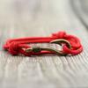 Vintage Fish Hook Man Bracelets Accessories Male Double Layer Lucky Wine Red Braslet Braided Braclet Adjustable Gift For Him