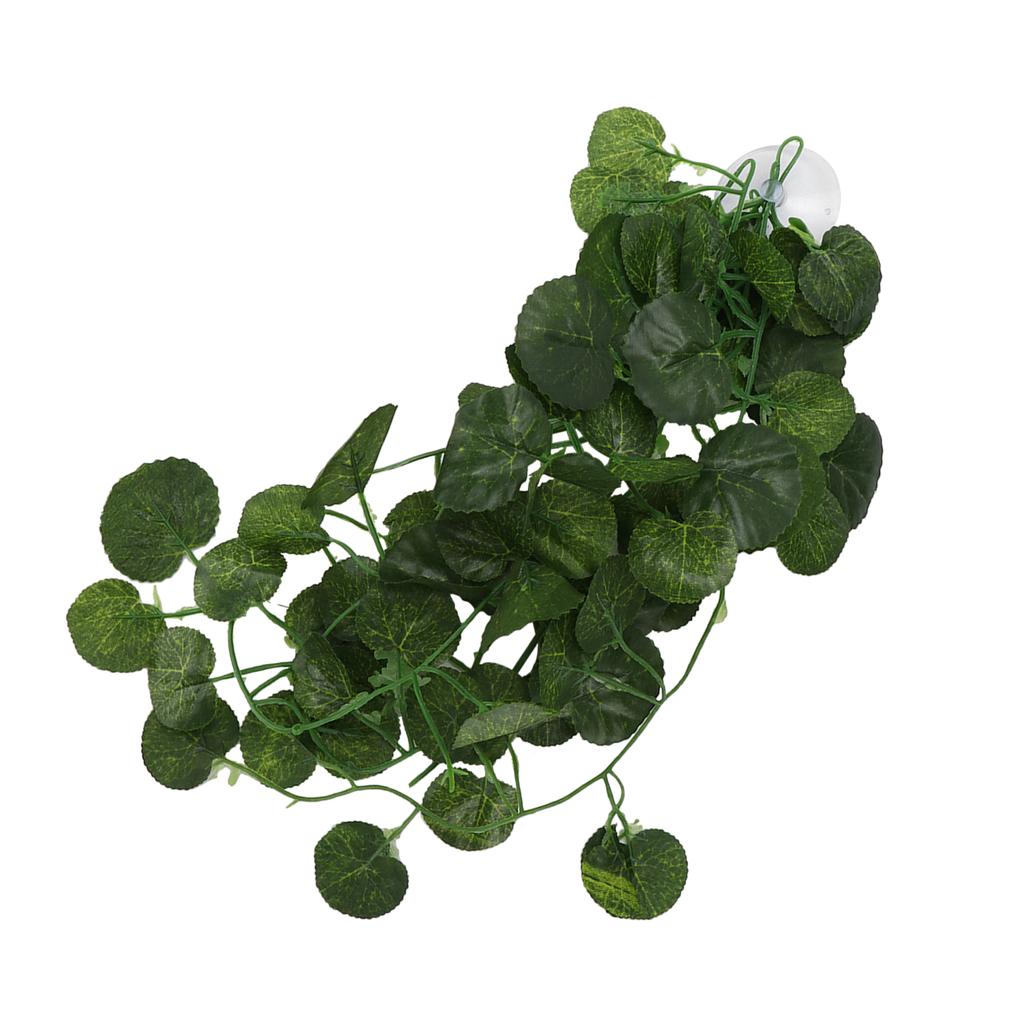 Reptile Simulation Plant Decorative Landscaping False Vine for Reptile Rainforest BoxNFF?83 Green