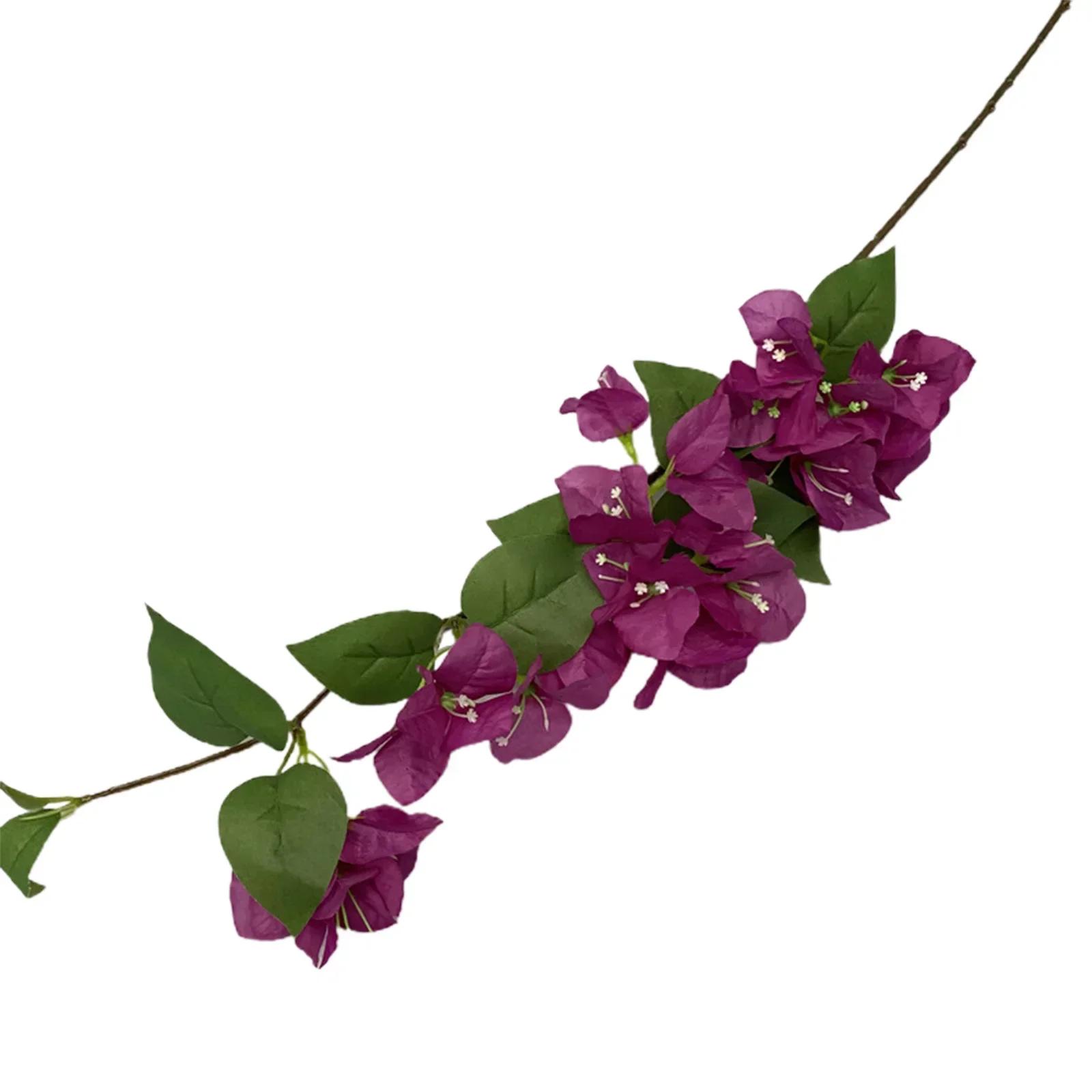 

Simulation Climbing Vine Bougainvillea Green Plants Home Dedcor Wedding Party Decorations Decorate Artificial Flowers фиолетовый