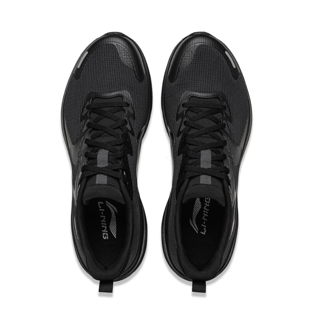 LiNing Lightweight Soft Rebound Casual Running Shoes Men Sneaker Black ARSW045-2
