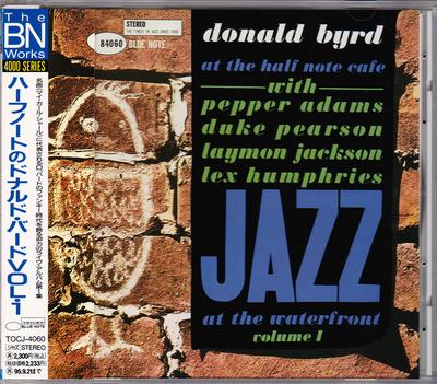 CD DONALD BYRD  At The Half Note Cafe Volume 1 TOCJ4060 BLUE NOTE 1993 Japan ObiJazz Used