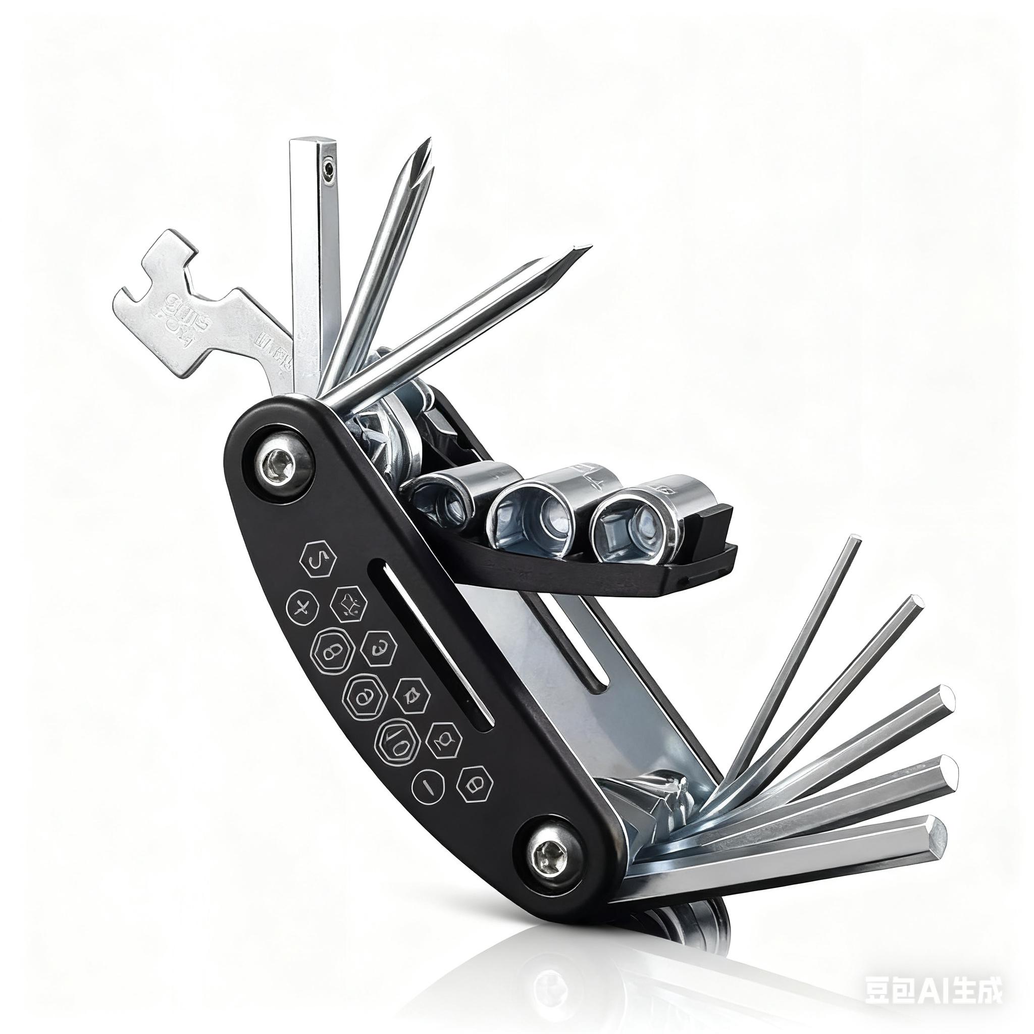 

Набор отверток 16-в-1 Многофункциональный складной шестигранный ключ Набор инструментов для ремонта велосипеда с инструментами для латания шин